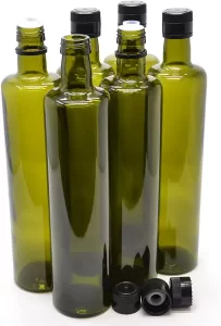 Olive oil glass